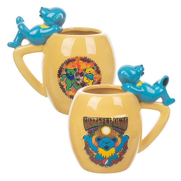 16 oz Grateful Dead Sculpted Oval Ceramic Mug - Home Decor -