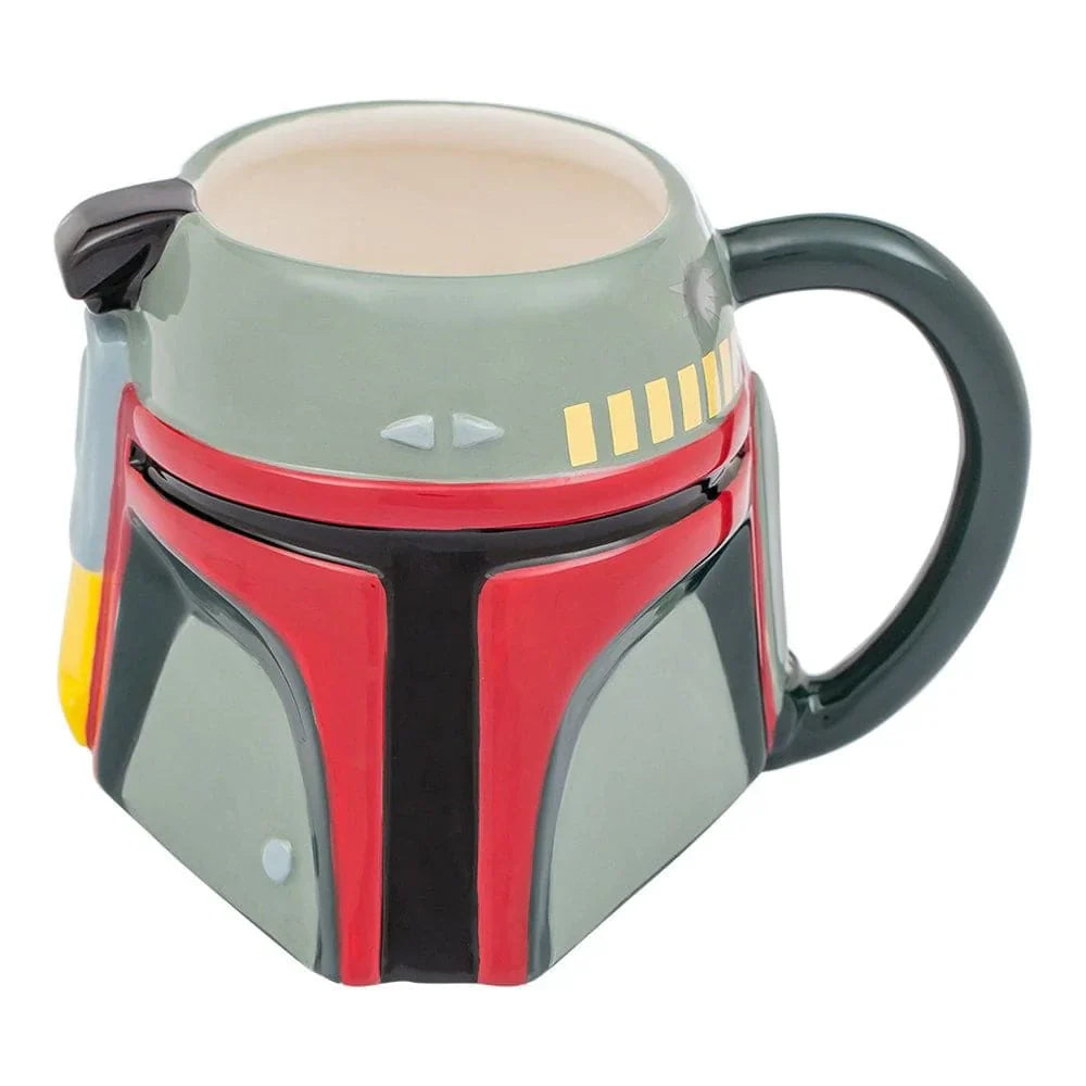 20 oz Star Wars Boba Fett Sculpted Ceramic Mug - Home Decor 
