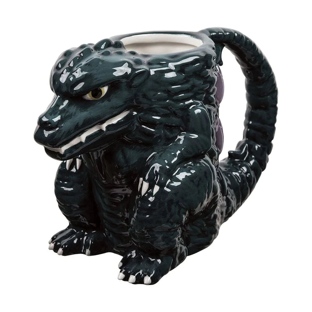 15 oz Godzilla Sculpted Ceramic Mug - Home Decor - Mugs 