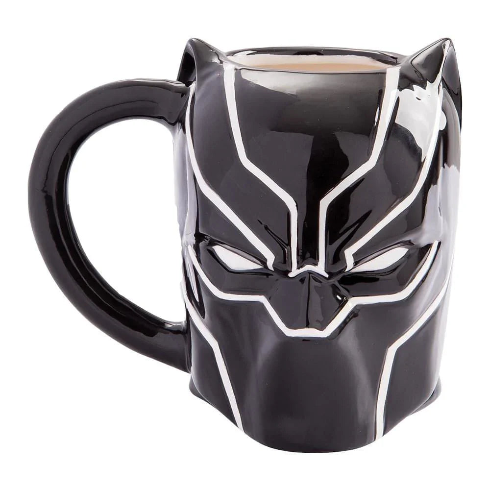 20 oz Marvel Black Panther Sculpted Ceramic Mug - Home Decor