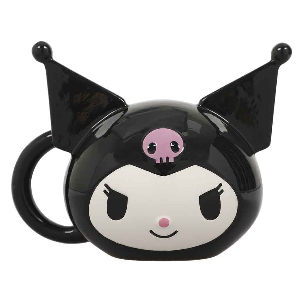 16 oz Kuromi Sculpted Ceramic Mug - Home Decor - Mugs Coffee