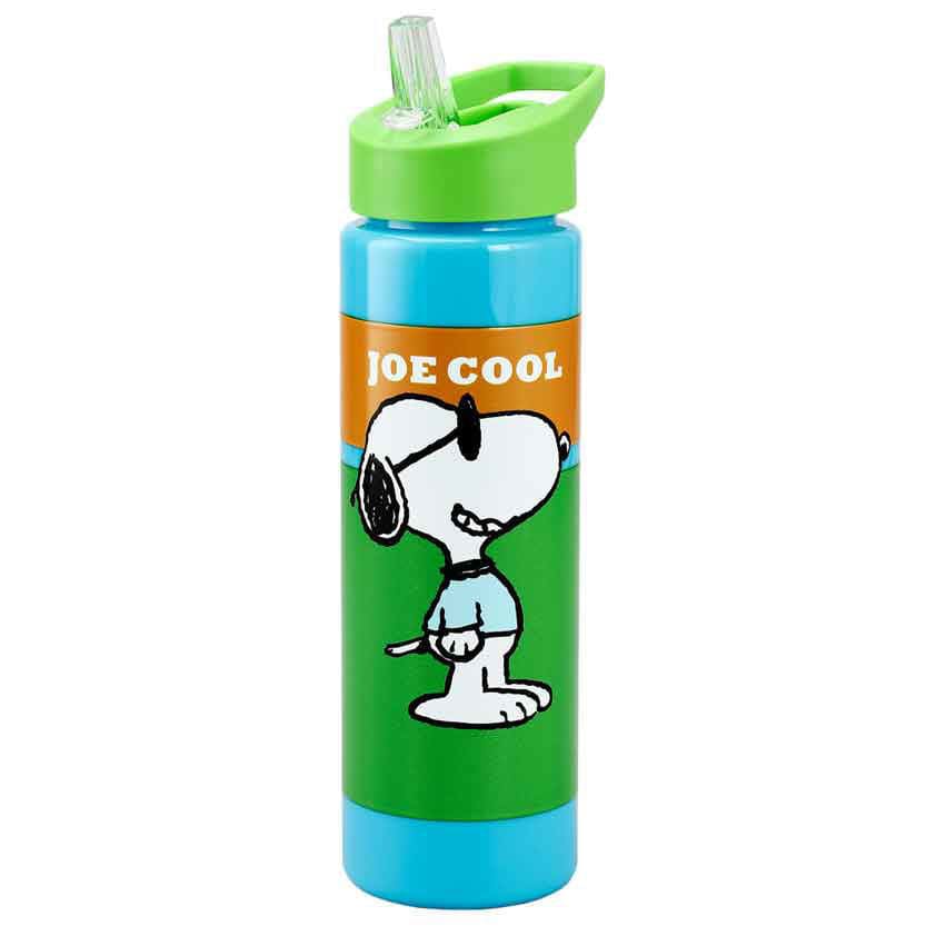 24 oz Peanuts Snoopy Joe Cool Plastic Water Bottle - Home 