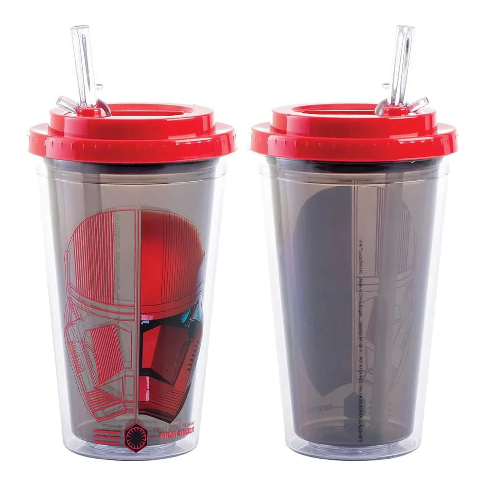 Star Wars Episode 9 Stormtrooper 16 oz. Flip Straw Acrylic