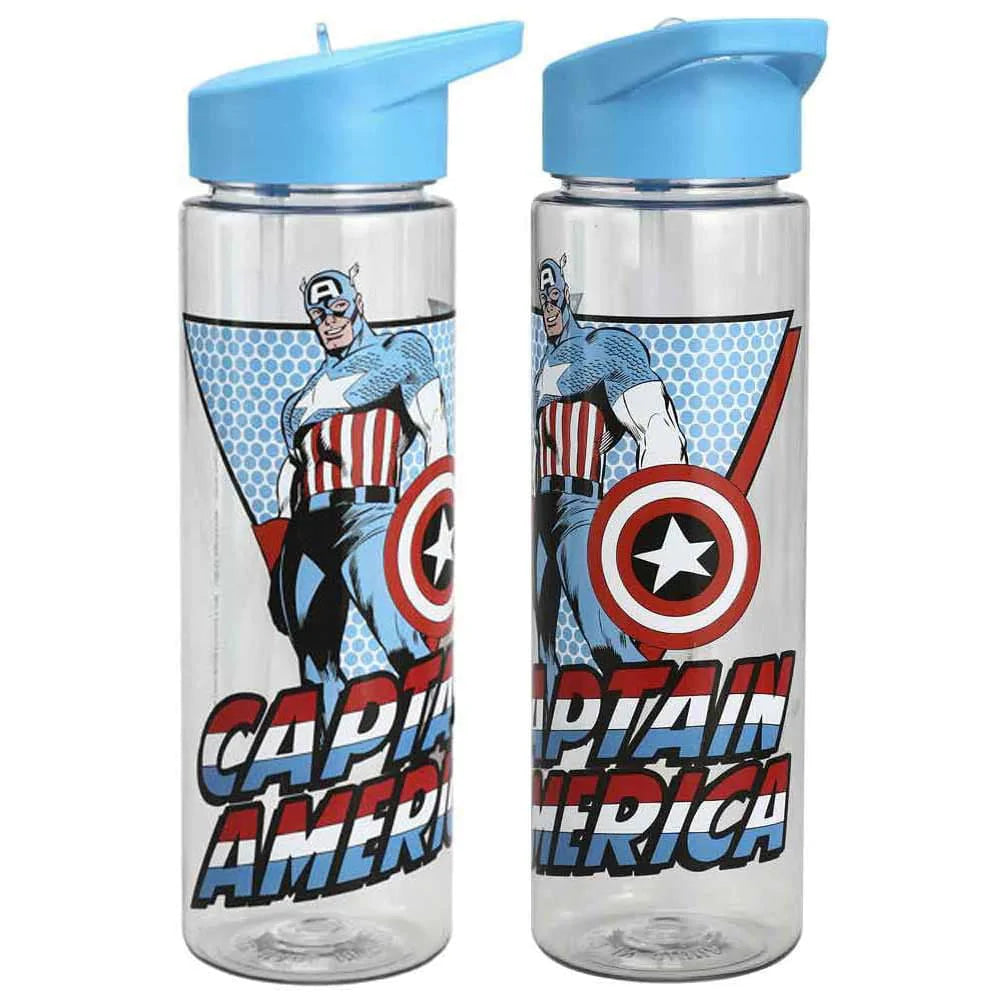 24 oz Marvel Captain America Single-Wall Plastic Water 