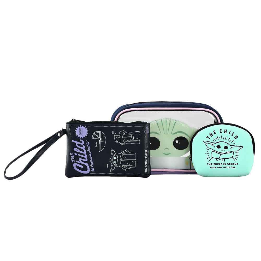 11 Star Wars The Mandalorian Grogu Travel Cosmetic Bags (Set