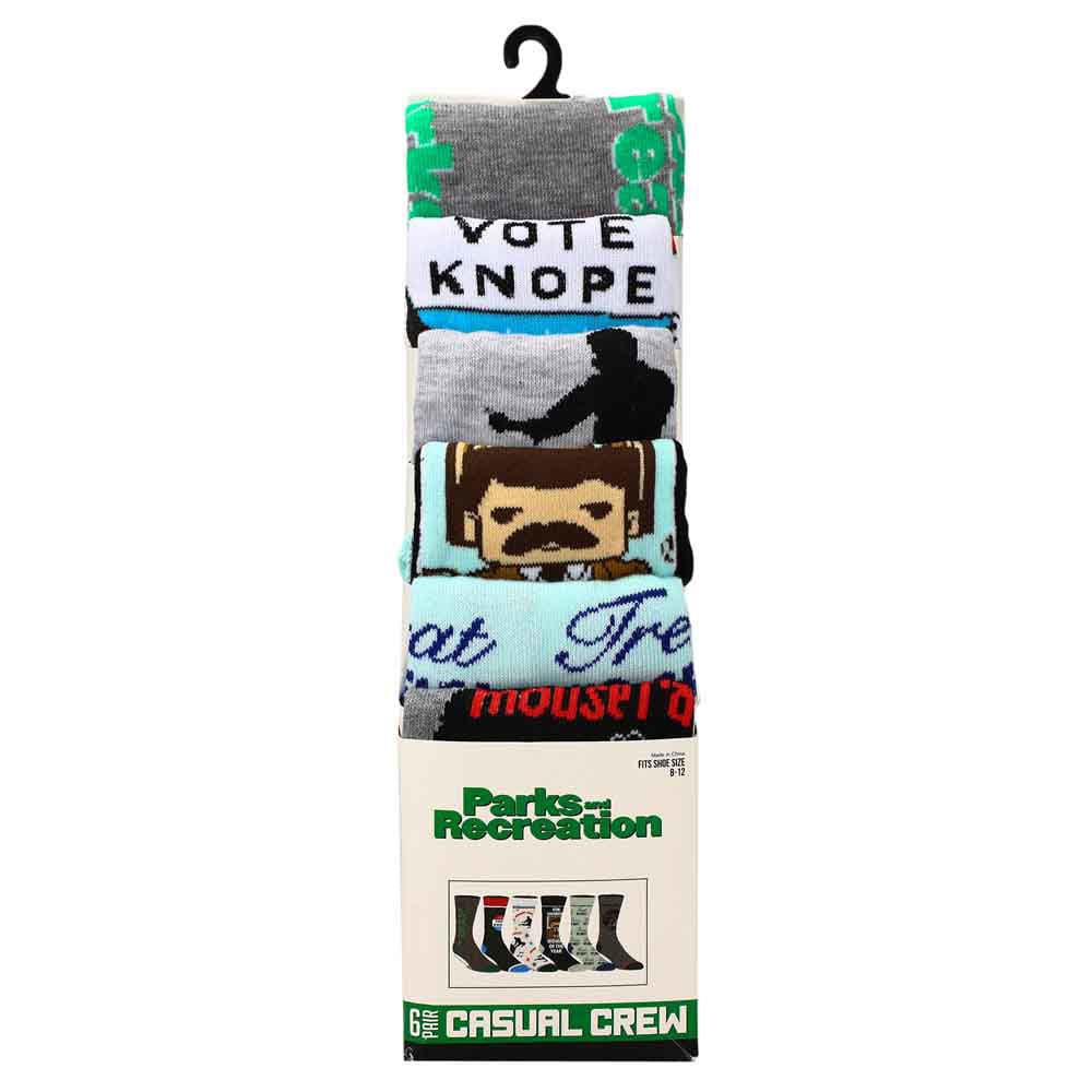 Parks & Recreation 6 Pair Crew Socks - Socks