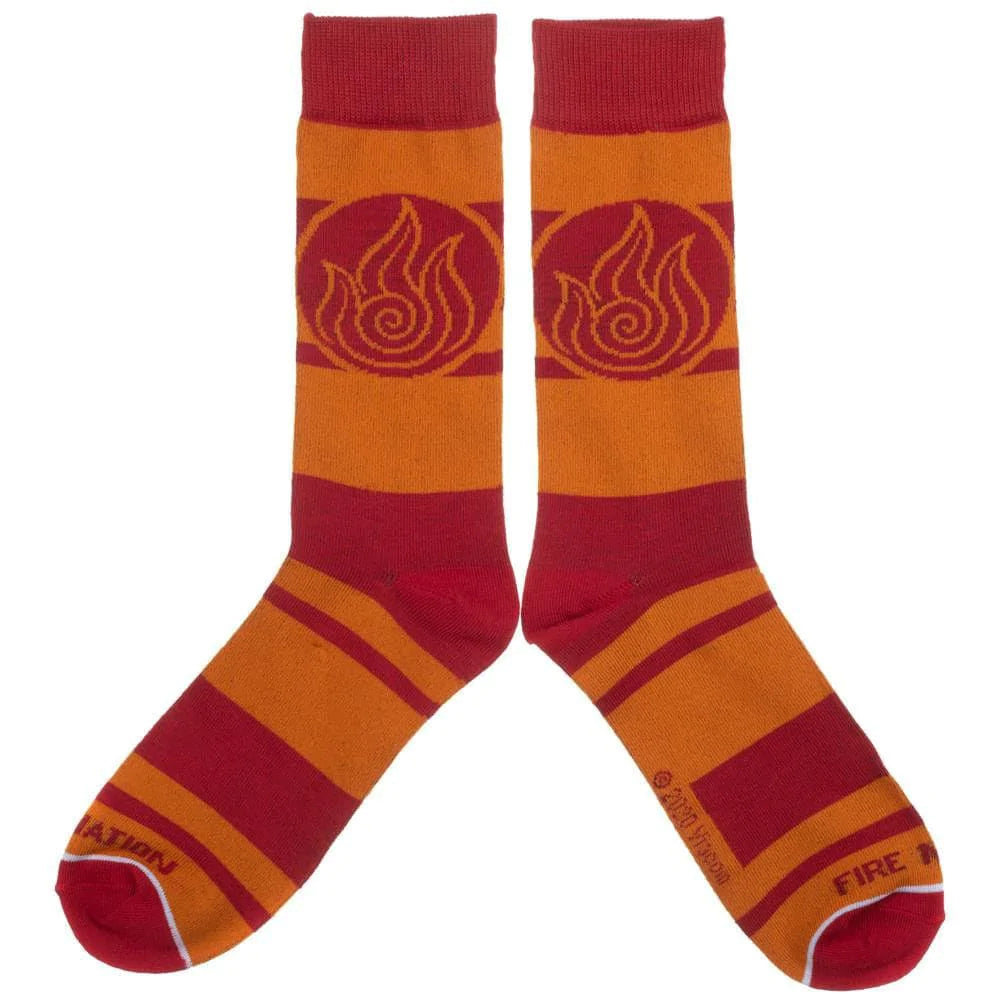 Avatar The Last Airbender 4 Pair Crew Socks - Socks